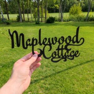 custom door name sign 3d printed in europe finland