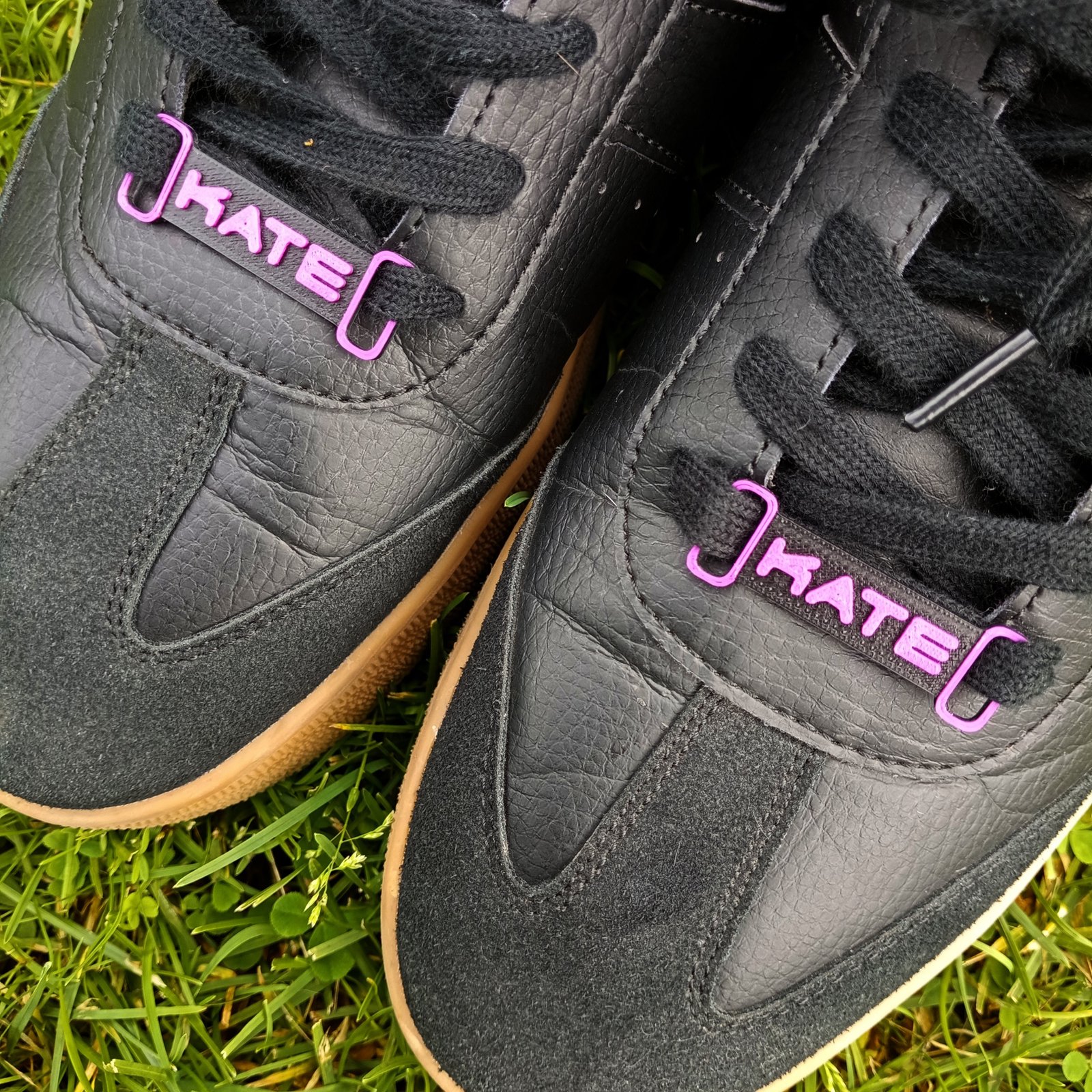 Personalized Shoe Nameplates 1 Pair | Shoelace Charms 2-Color 3D Printed | Custom Running Shoe Tags - Image 6