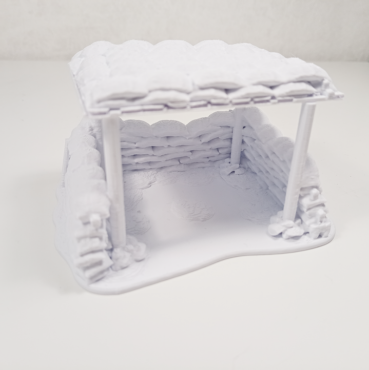 WWI Sandbag Observation Post – Trench Sentry Tower - Image 11