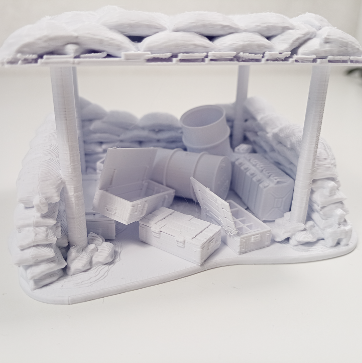 WWI Sandbag Observation Post – Trench Sentry Tower - Image 15