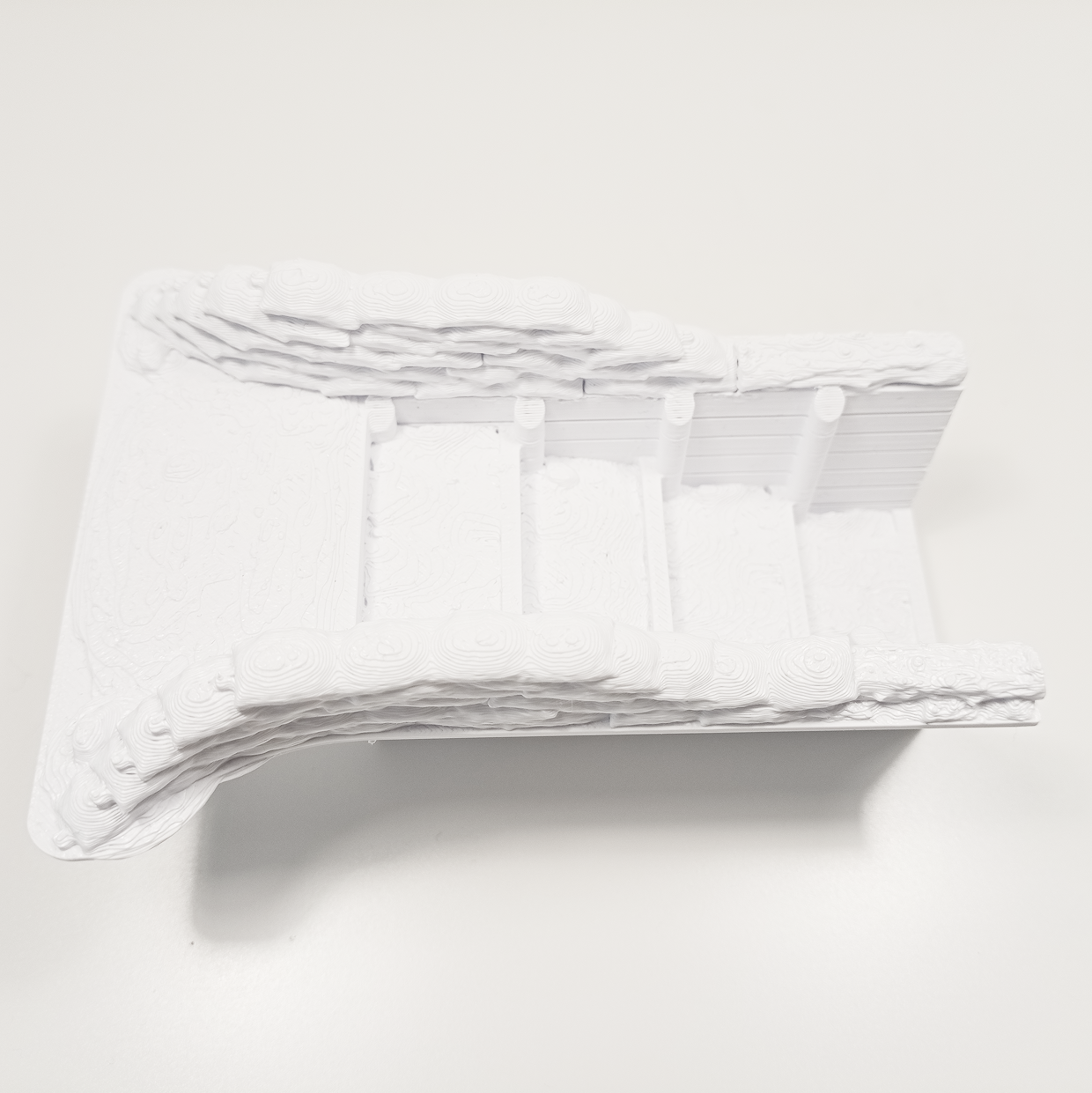 WWI Trench Entrance with Steps – Sandbag Protected Trench Access - Image 2