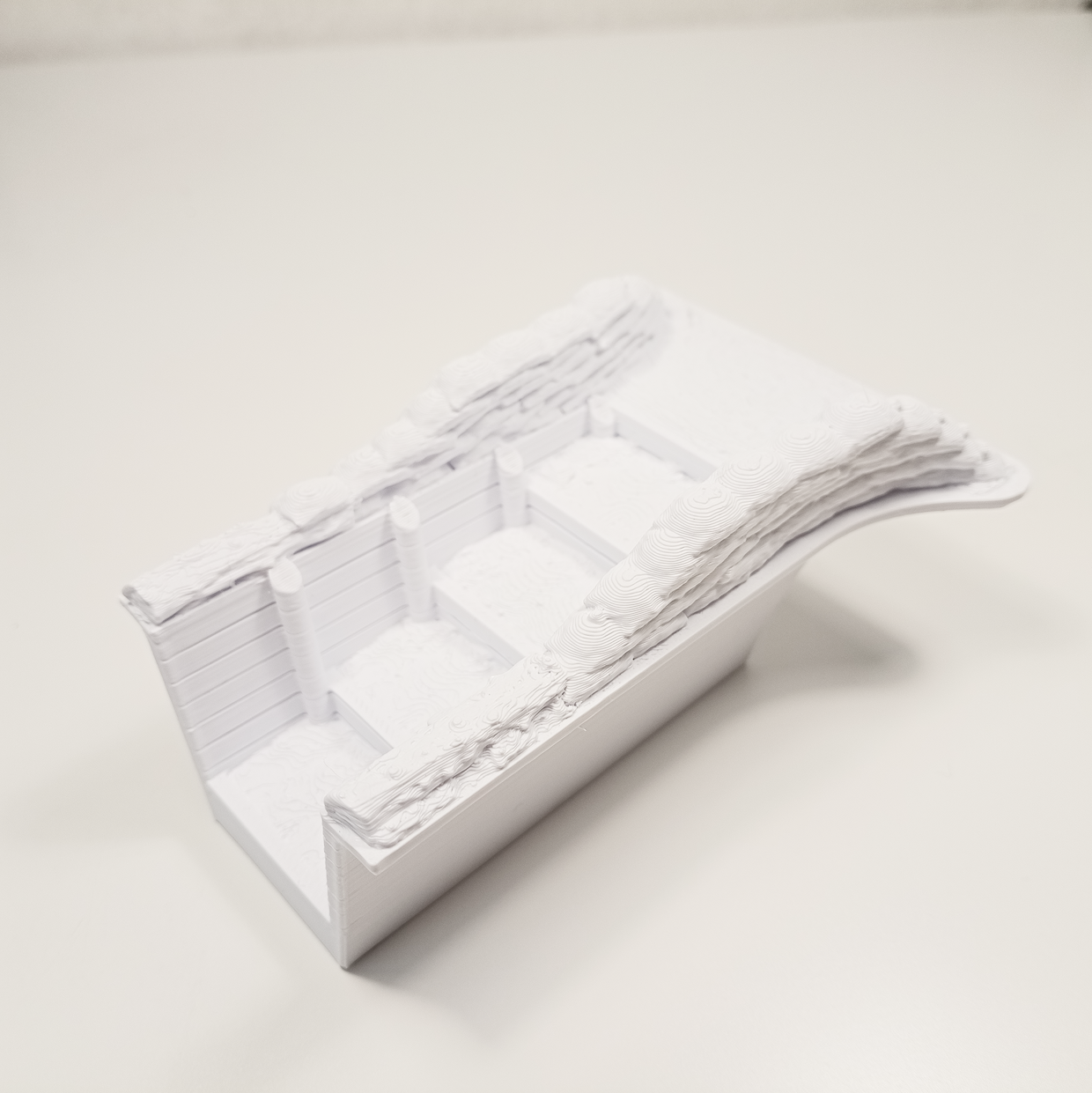 WWI Trench Entrance with Steps – Sandbag Protected Trench Access - Image 12