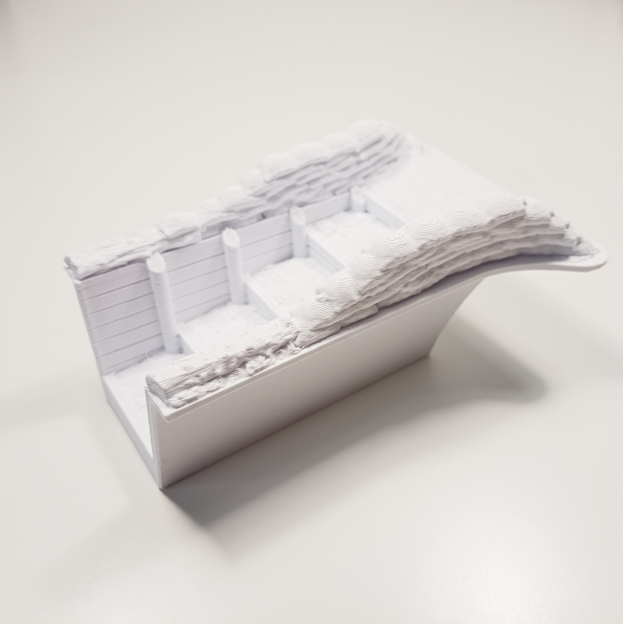 WWI Trench Entrance with Steps – Sandbag Protected Trench Access - Image 13