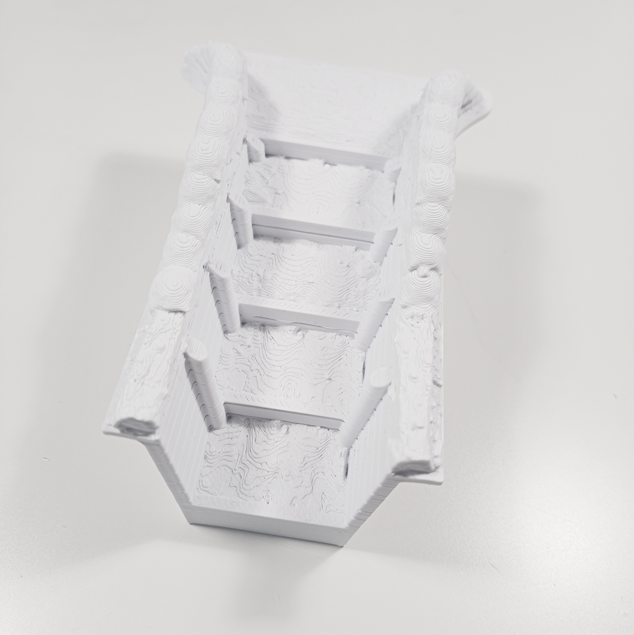 WWI Trench Entrance with Steps – Sandbag Protected Trench Access - Image 14